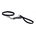 Bondageset Halsband mit Führleine aus Leder