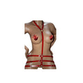 BDSM Körpergeschirr Lederkleid Harness für Damen