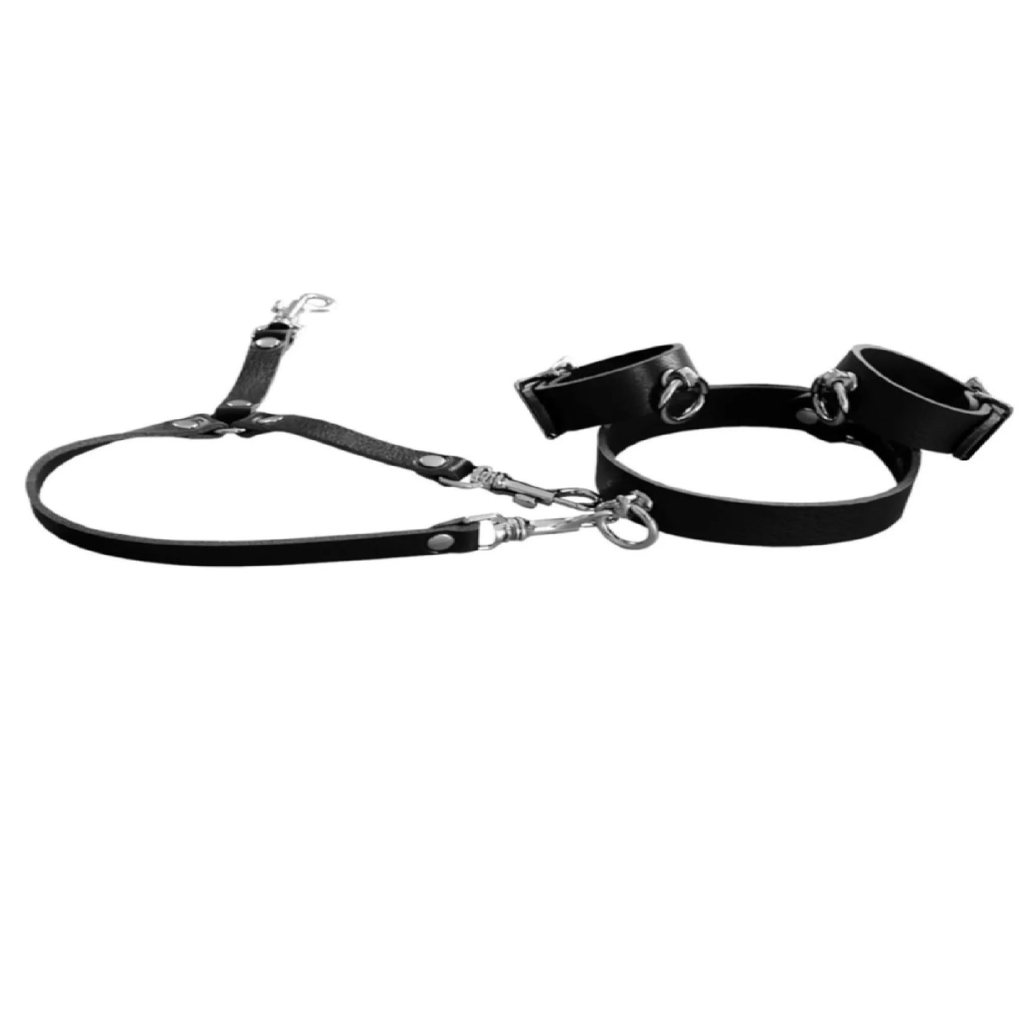 Fesselset - Halsband & Handfesseln & Hogtie