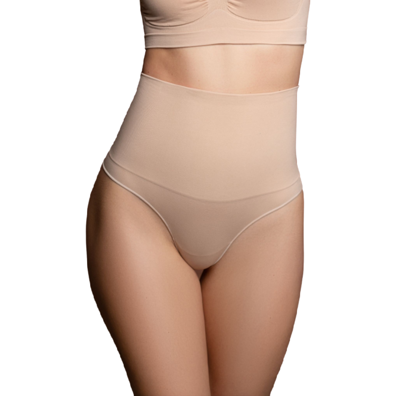 Bye-Bra - Nahtloser Gãœrtel Stil Tanga Beige Grã–Sse Xl