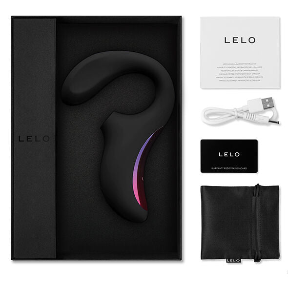 Lelo - Enigma Doppelsaug-Stimulationsmassager Schwarz