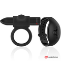Black&Silver - Cameron Cockring-Uhr Mit Fernbedienung