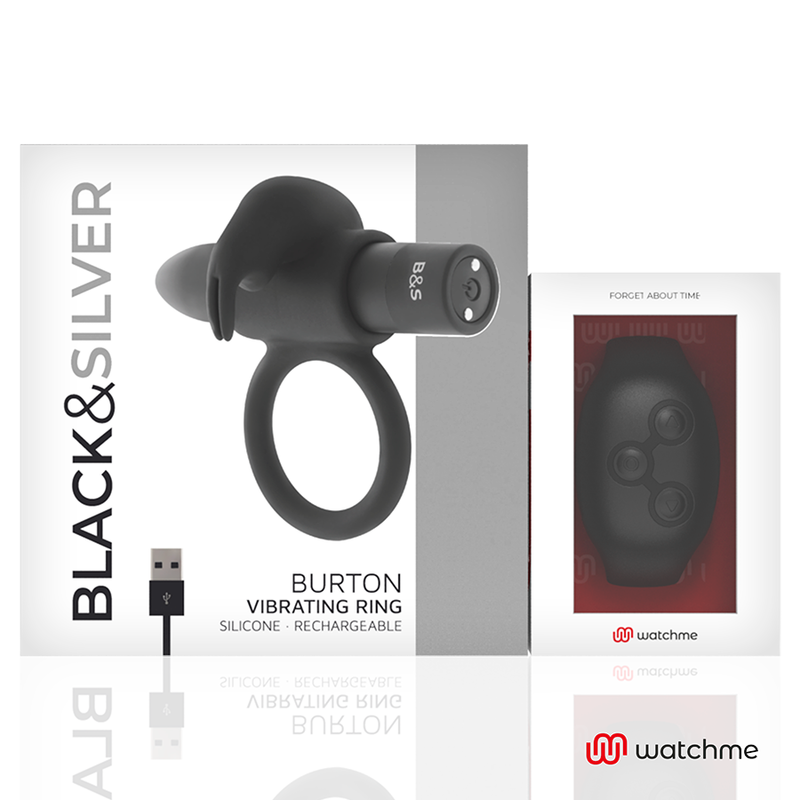 Black&Silver - Burton Cockring-Uhr Mit Fernbedienung