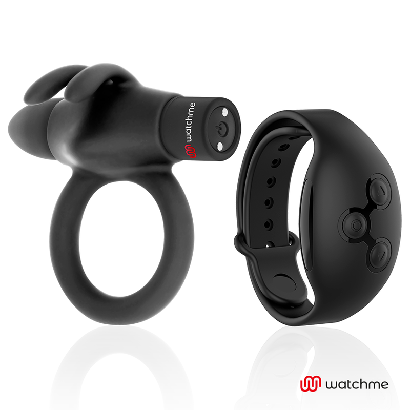 Black&Silver - Agron Cockring-Uhr Mit Fernbedienung