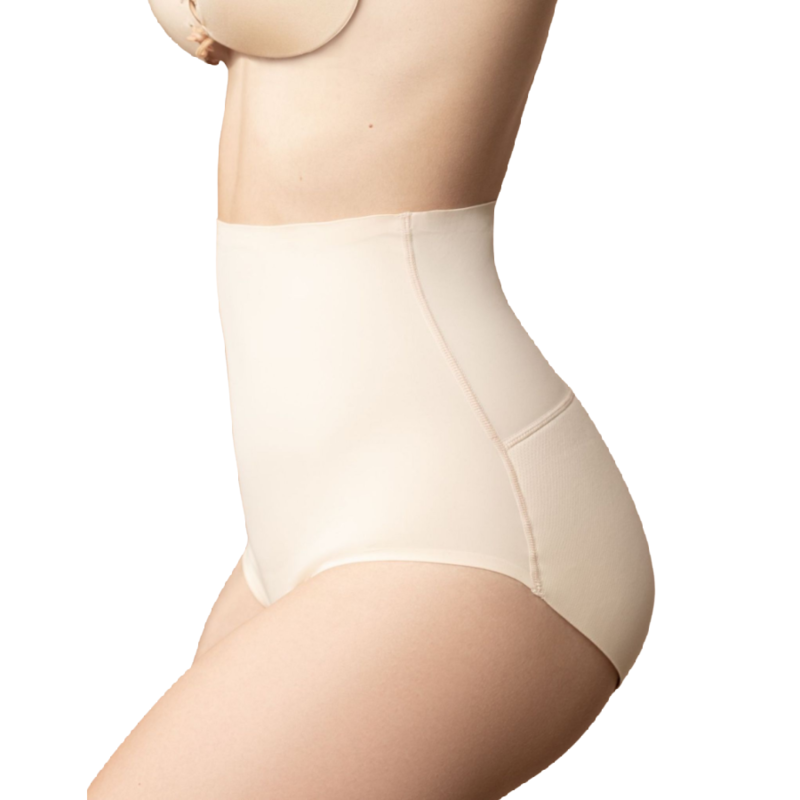 BYE-BRA - HIGH WAIST BRIEFS WITH BUTT PADDING SIZE S