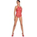 Passion - Woman Bs087 Roter Bodystocking, Eine Grã–Sse