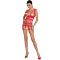 Passion - Woman Bs089 Roter Bodystocking, Eine Grã–Sse