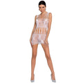 Passion - Woman Bs090 Weisser Bodystocking, Eine Grã–Sse
