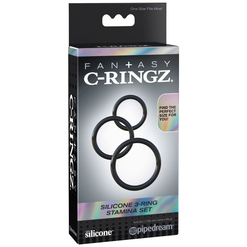 FANTASY C-RINGZ - SILIKON 3 RING STAMINA SET - Muwana