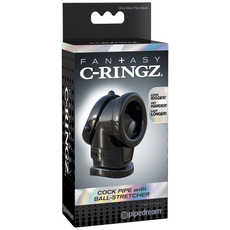 FANTASY C-RINGZ Hahnrohr mit Kugelstreche, Edelstahl, detailreiche Handarbeit, hochwertiges Schmuckstück für besondere Anlässe