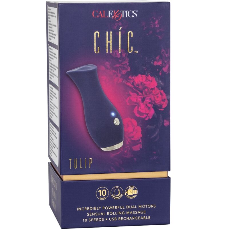 Calexotics - Chic Tulpe Massager Blau