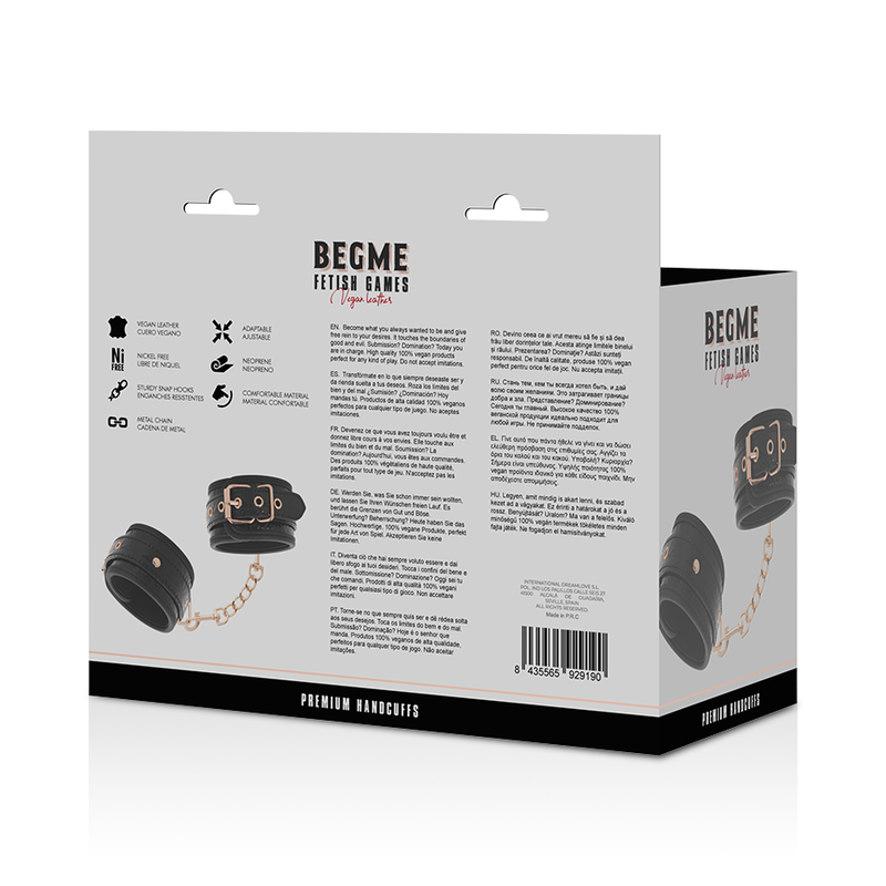 Begme -  Black Edition Premium Handschellen