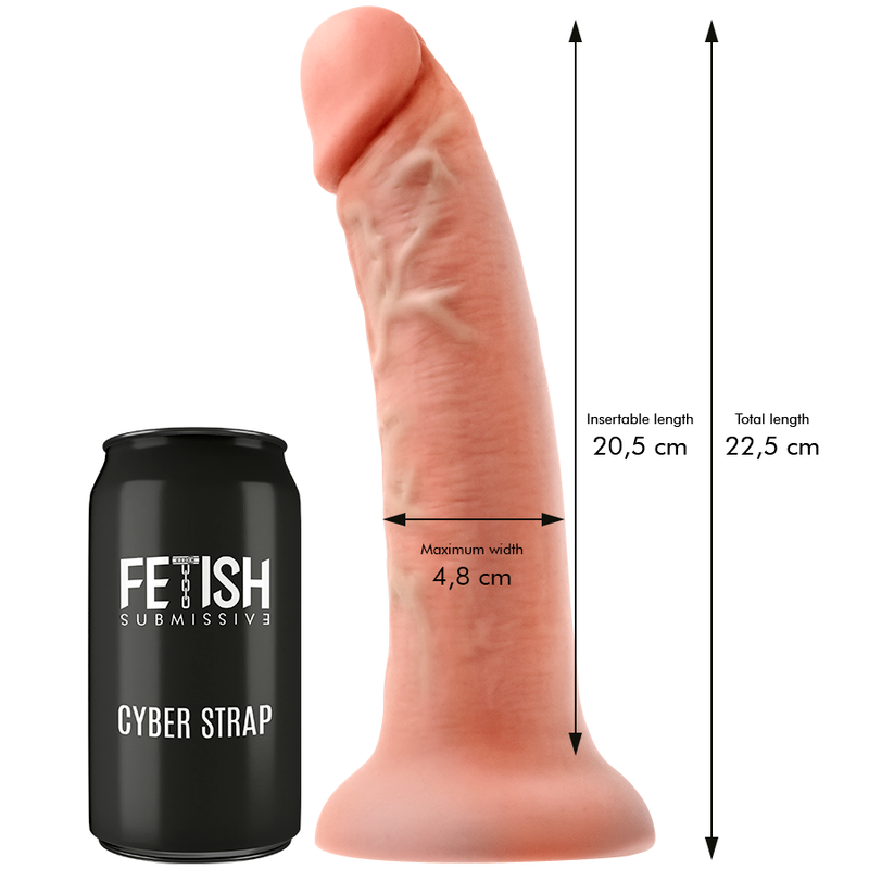 Fetish Submissive Cyber Strap - Harness mit Dildo und Bullet-Fernbedienung