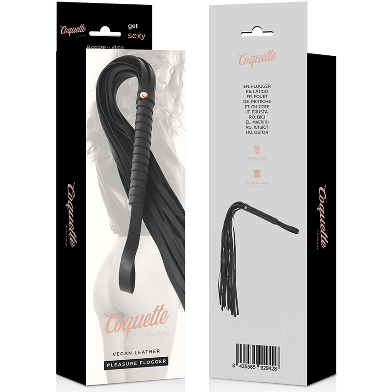 COQUETTE CHIC DESIRE - Fantasy-Peitsche aus veganem Leder
