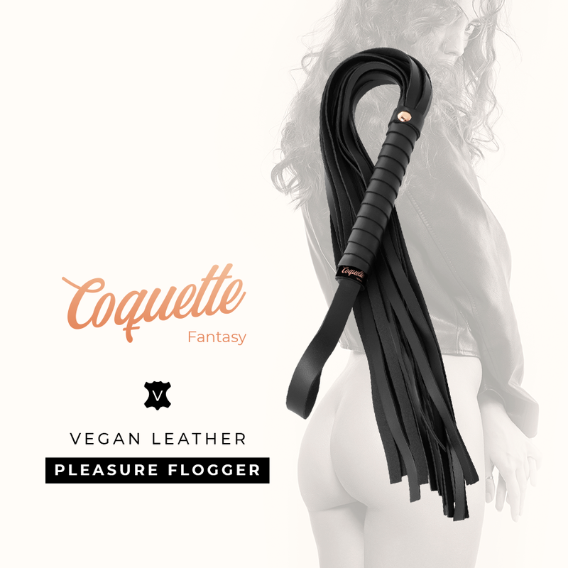 COQUETTE CHIC DESIRE - Fantasy-Peitsche aus veganem Leder