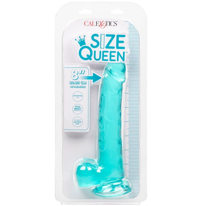 Calexotics - Grã–Sse Kã–Nigin-Dildo Blau 20.3 Cm
