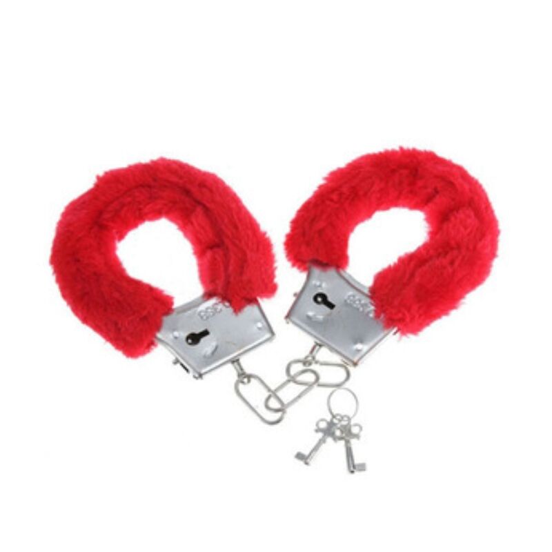 Diablo Picante - Pleasure Furry Handschellen Rot