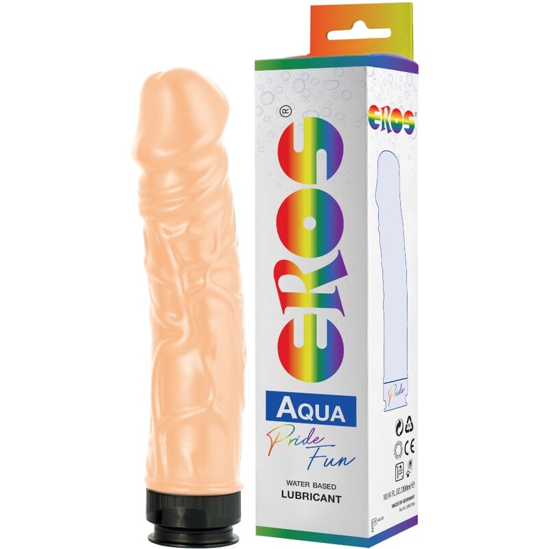 Pride - Eros Aqua Lgbt Pride Dildo Und Schmiermittel Auf Wasserbasis