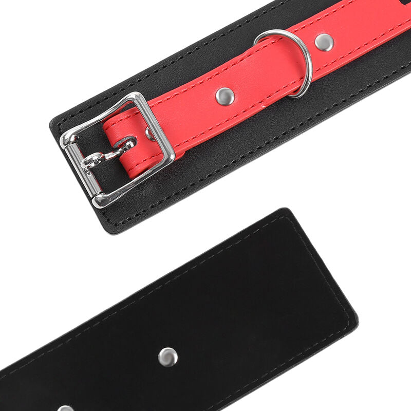 OHMAMA FETISH - WRIST RESTRAINTS WITH LOCK BUCKLE