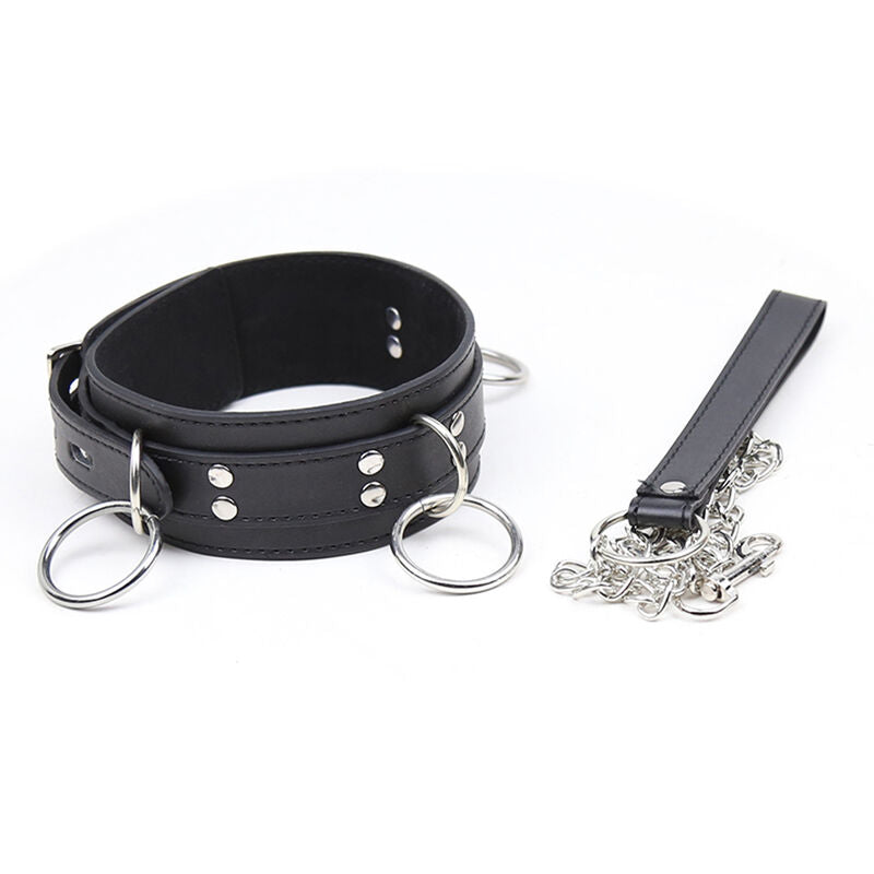 OHMAMA FETISH - 3-RING SUBMISSION COLLAR