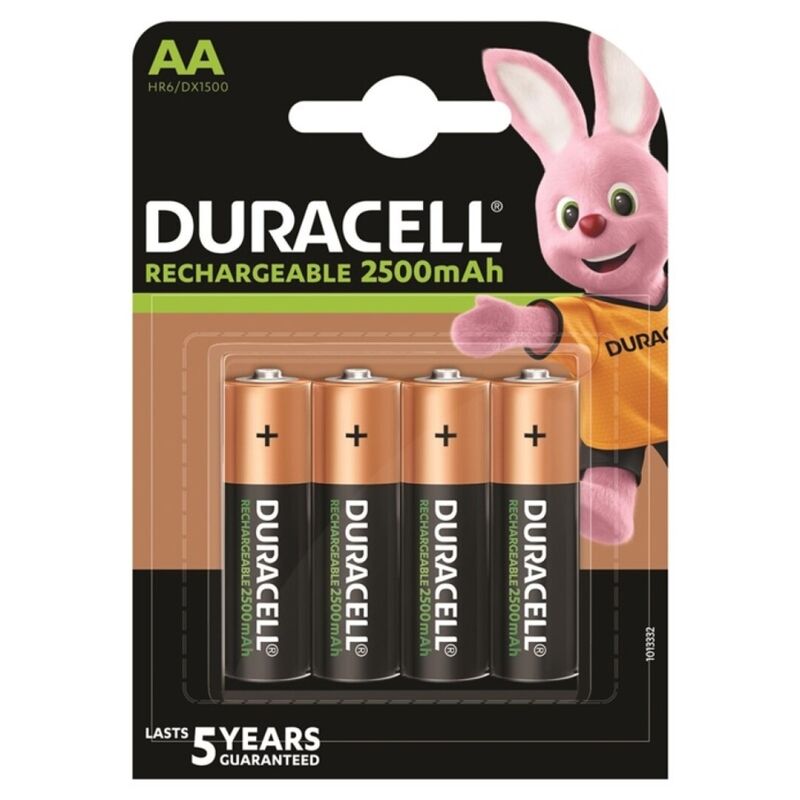Duracell - Wiederaufladbare Batterie Hr6 Aa 2500 Mah 4 Einheit