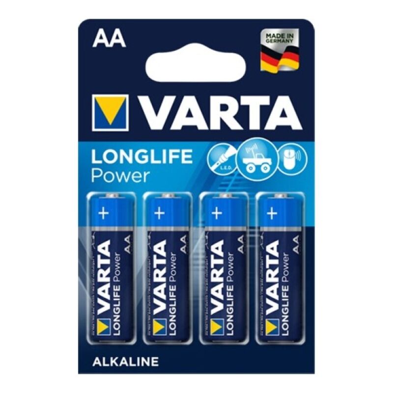 Varta - Longlife Power Alkalibatterie Aa Lr6 4 Einheit