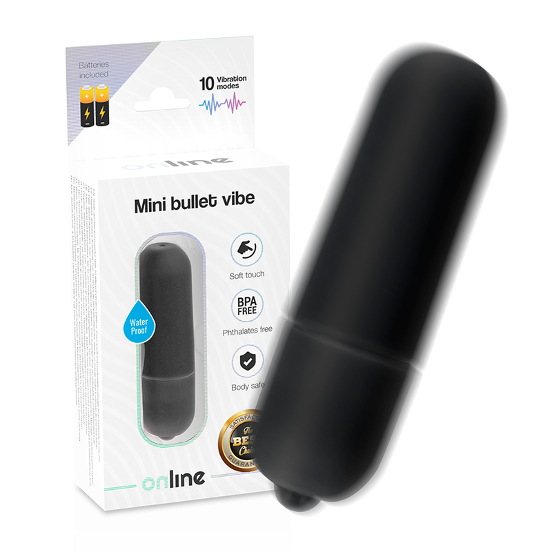 Online - Schwarze Mini-Vibrationskugel