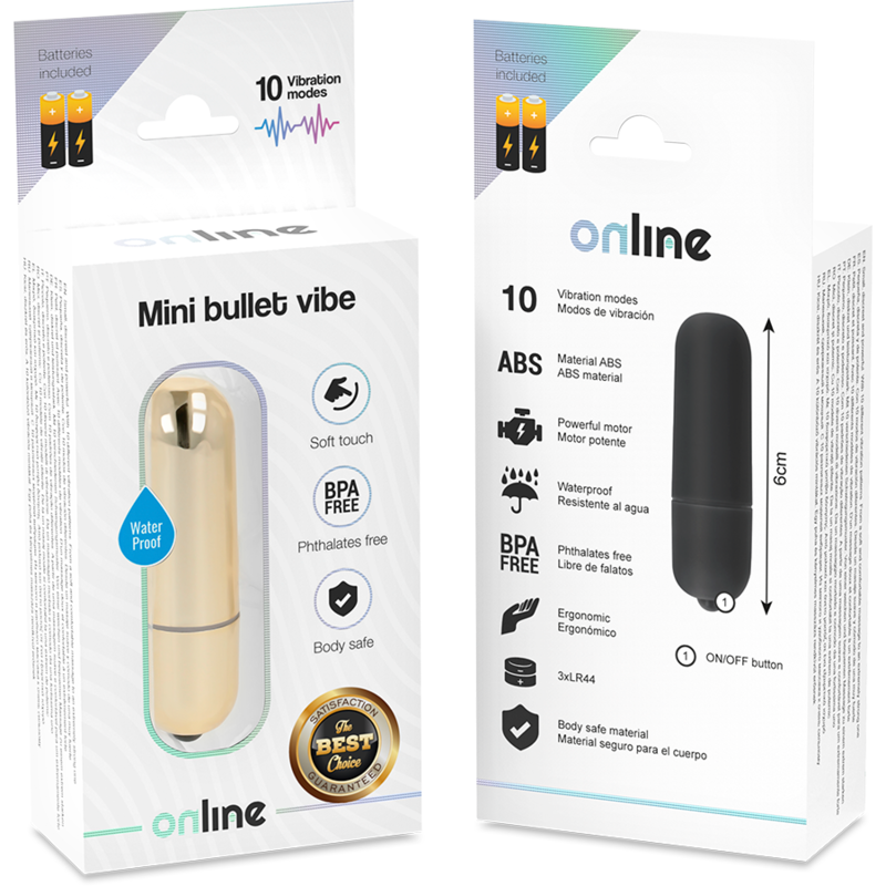 ONLINE - MINI GOLDEN VIBRATING EGG