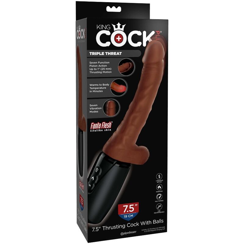 King Cock - Plus Triple Threat Brauner Hautton