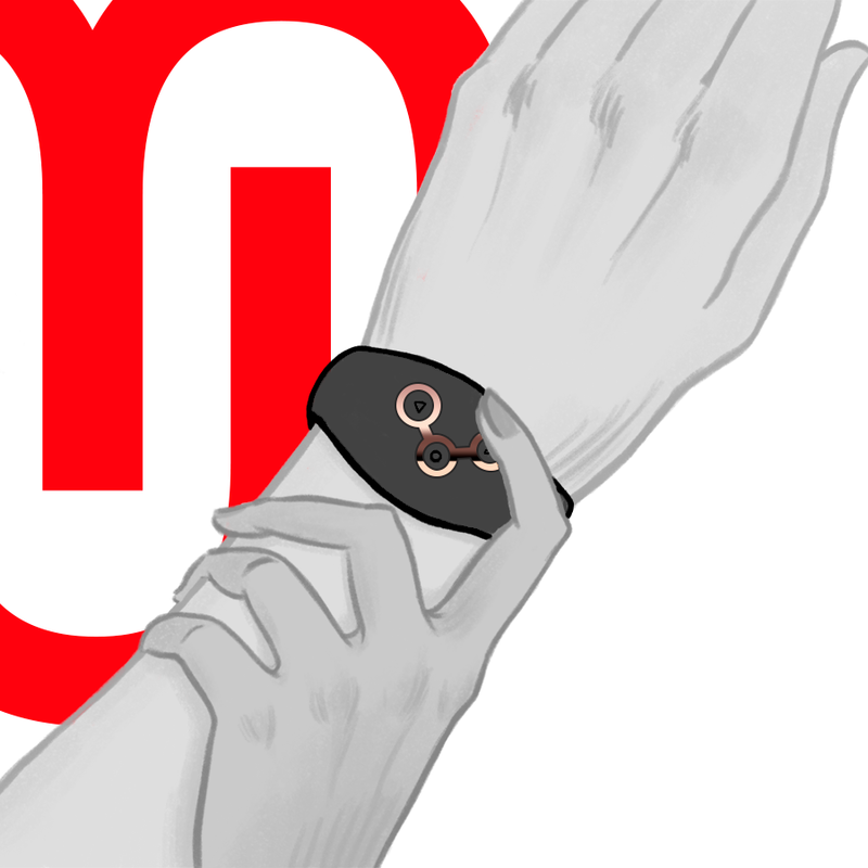 WATCHME ? WIRELESS TECHNOLOGY REMOTE CONTROL WATCH MADE OF JET AND COPPER