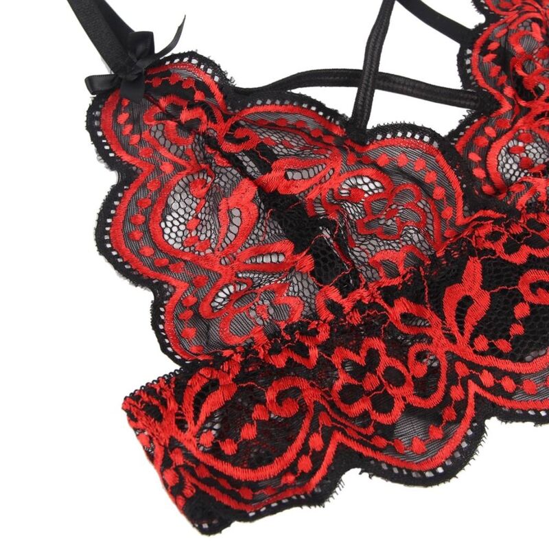 Subblime - Set Zweiteiliges Set Spitzenoberteil Und Hã–Schen L/Xl