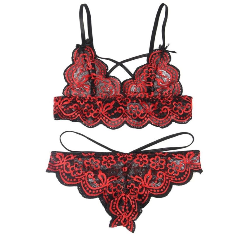Subblime - Set Zweiteiliges Set Spitzenoberteil Und Hã–Schen L/Xl