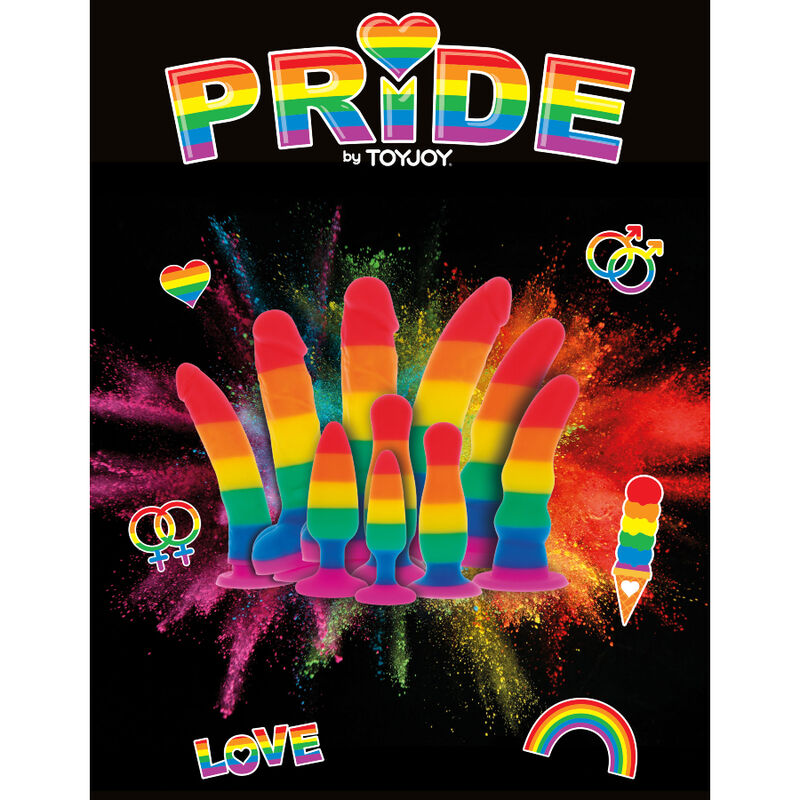 Pride - Lgbt Flag Plug Hunk 10,5 Cm