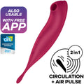 SATISFYER - Twirling Pro + Air Pulse Stimulator & Vibrator