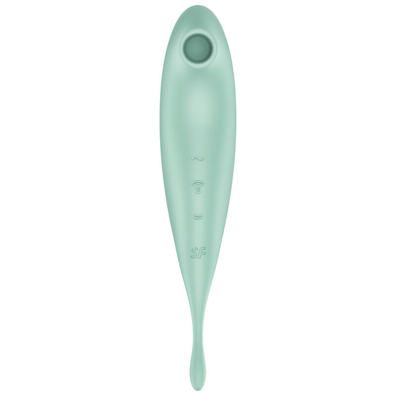 Satisfyer - Twirling Pro+ Air Pulse Stimulator & Vibrator App Grãœn