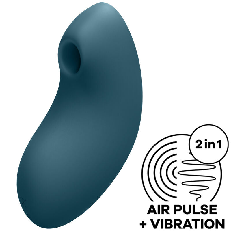 Satisfyer - Vulva Lover 2 Luftpulsstimulator & Vibrator Blau