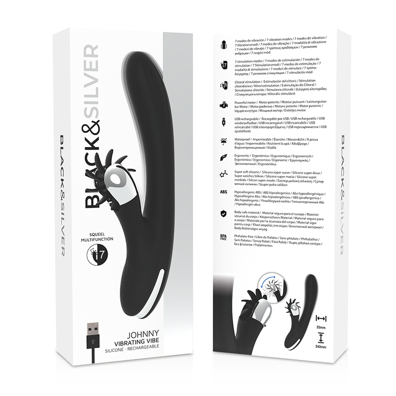 Black&Silver - Bunny Johnny Vibrierende Vibration