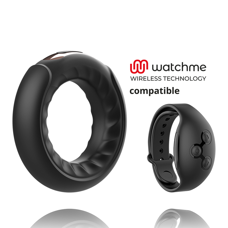 Anbiguo - Vibrationsring Adriano, Kompatibel Mit Der Wireless-Technologie Von Watchme