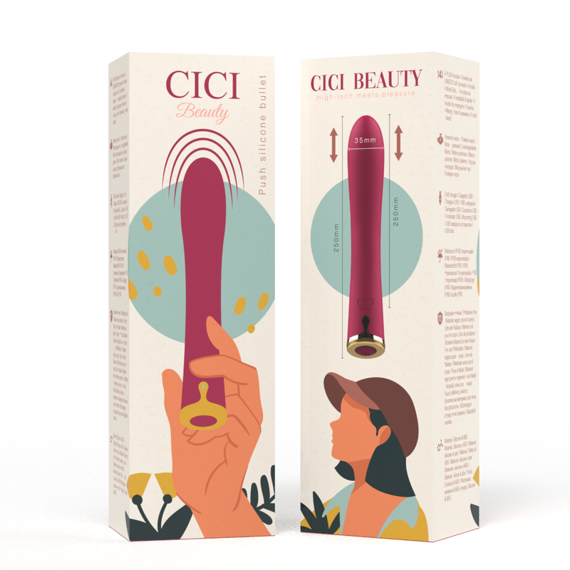 Cici Beauty - Premium Silikon Push Bullet