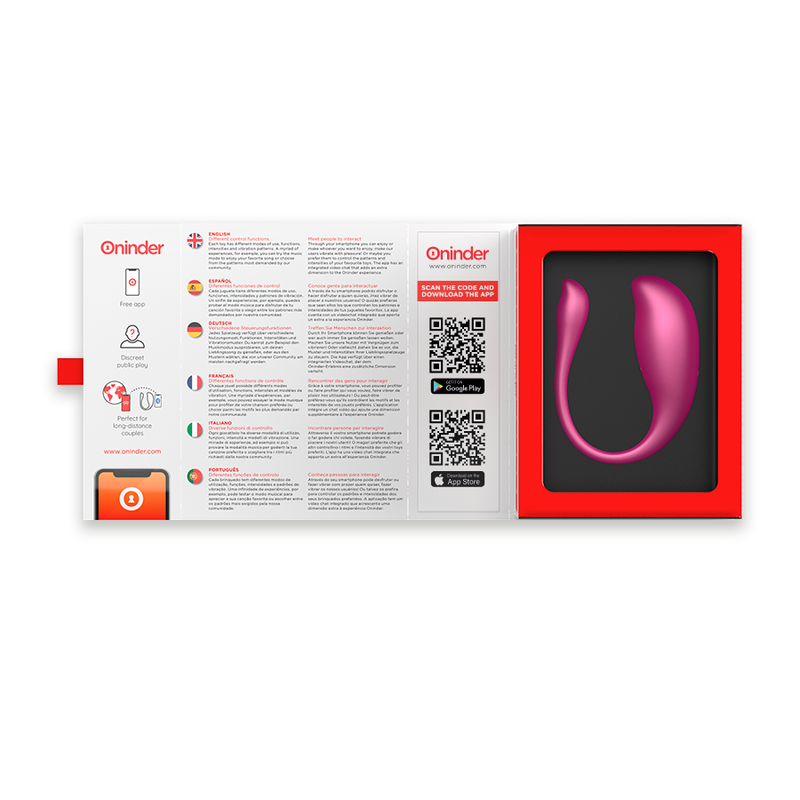 Oninder - Nairobi Vibrating Egg Pink - Free App