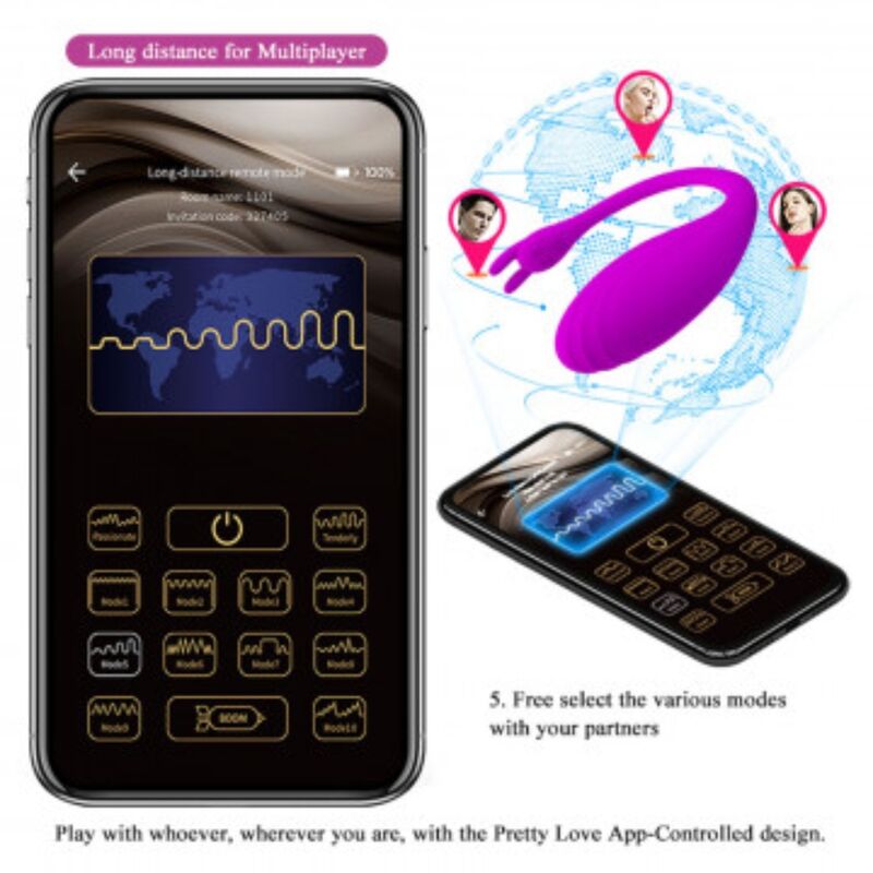 Pretty Love - Catalina Massager Kostenlose App Flieder