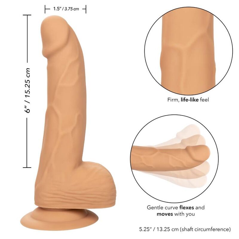 Calexotics - Silicone Studded 6 Inch Skin