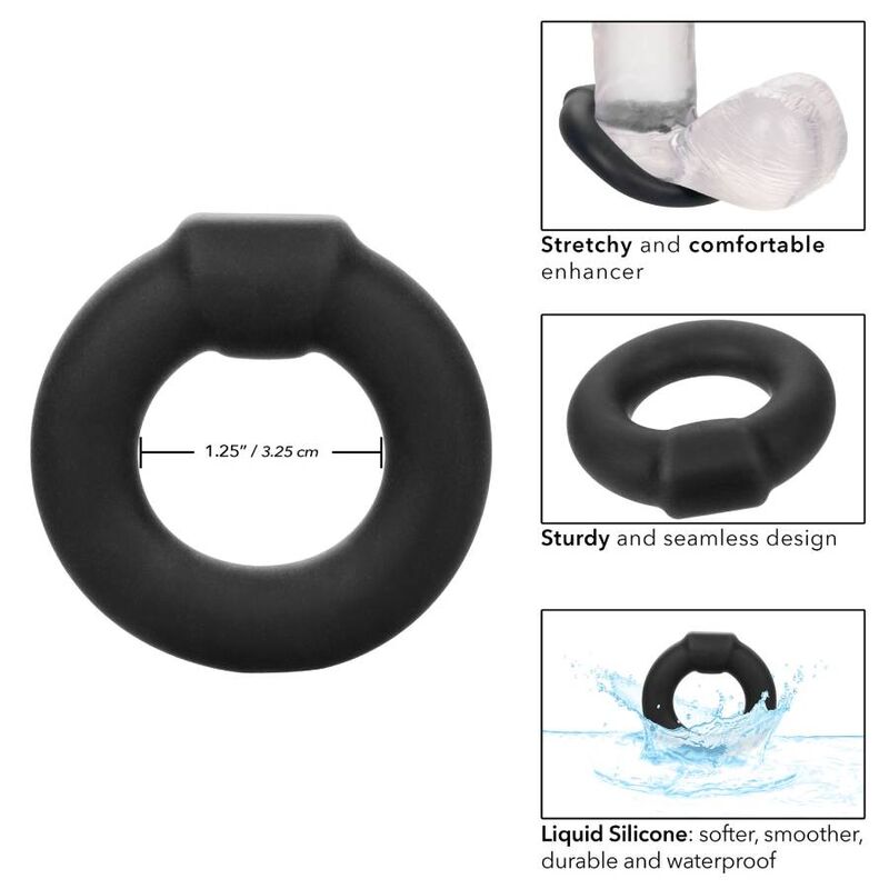 Calexotics - Alpha Optimum Ring Black