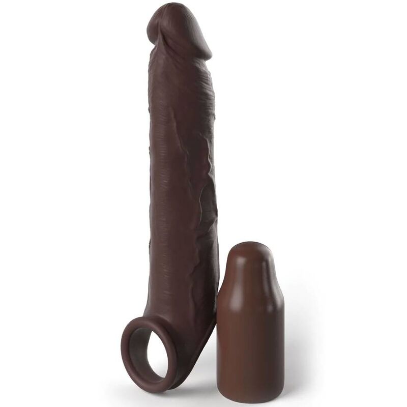 Fantasy X- Tensions - Pipedreams Verlã„Ngerung Mit Riemen 17,78 Cm Braun