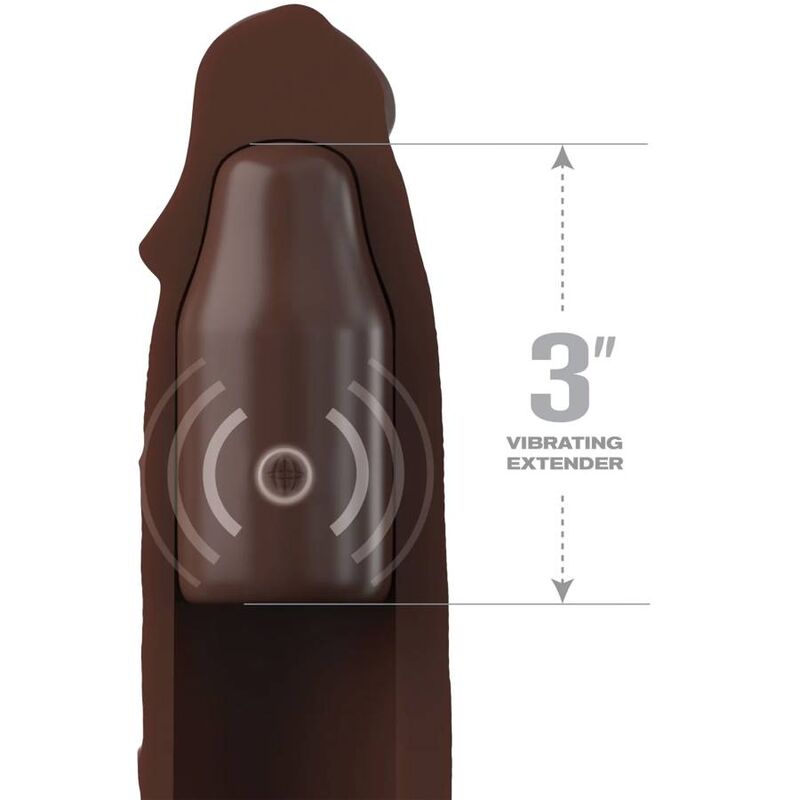 Fantasy X- Tensions - Pipedreams Hãœlse 22,86 Cm + 7,62 Cm Stecker Remote Braun