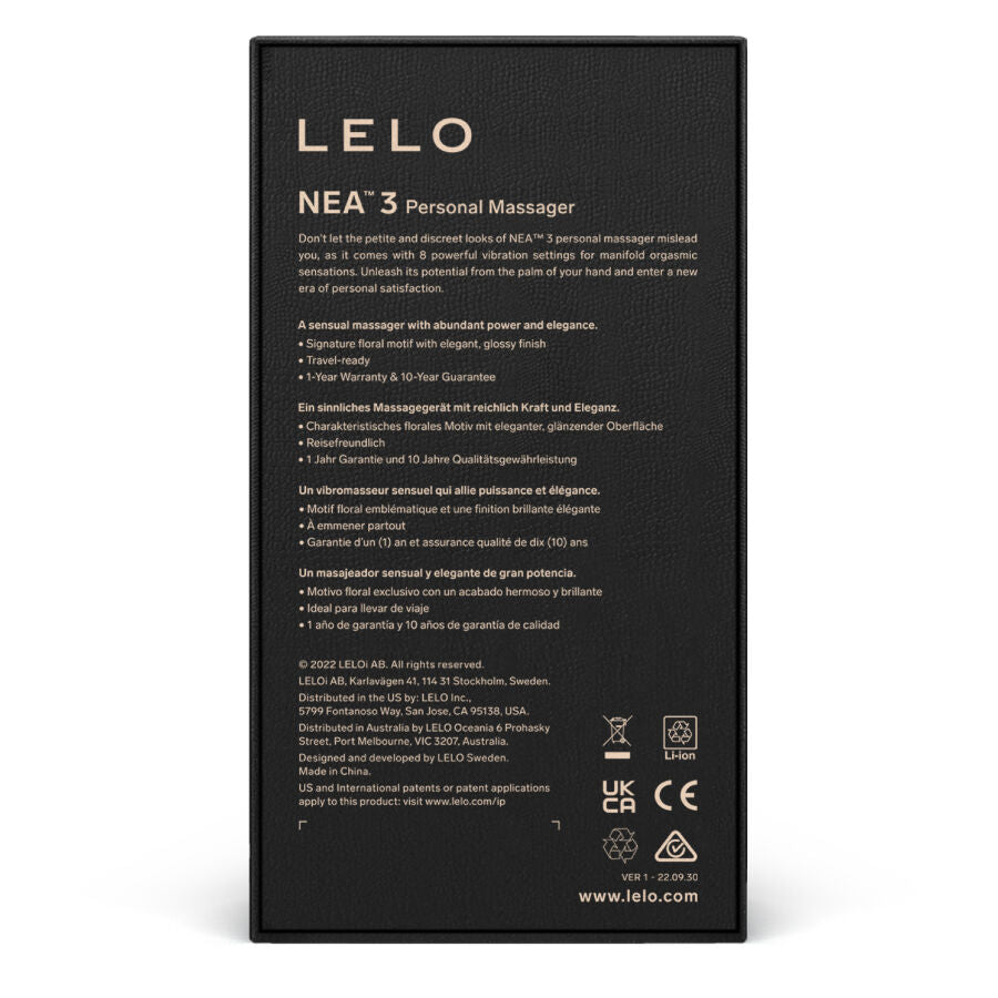 Lelo - Nea 3 Persã–Nliches Massager - Blau
