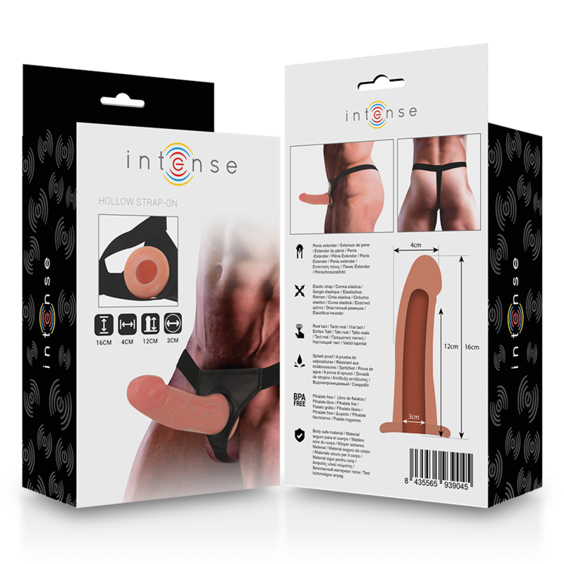 Intense - Hohlgeschirr Mit Dildo 16 X 3 Cm