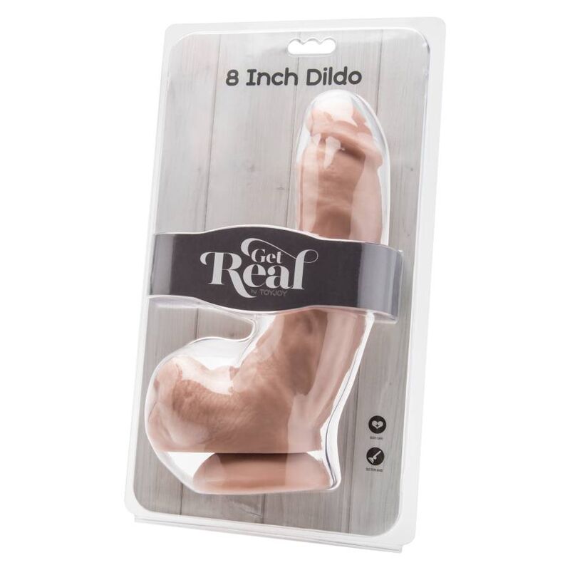 Get Real - Dildo 8.1" With Real-Feel Skin