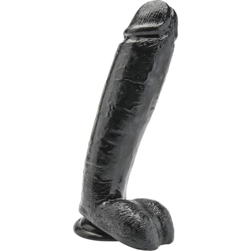 Get Real - Dildo 25.5 cm with Beads Black
