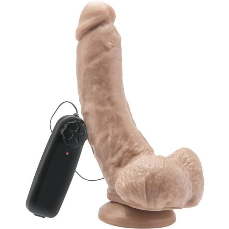 Get Real - Dildo 20.5 cm with Beads Vibrator Skin